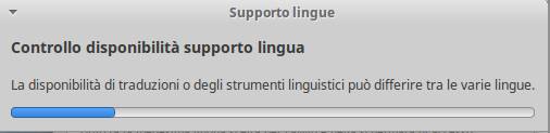 Xubuntu ricerca supporto lingue